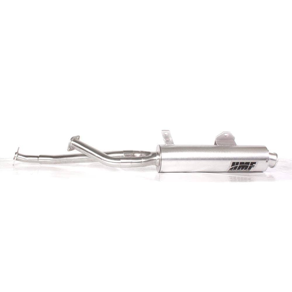 HMF Racing Brushed Performance 3/4 System Exhaust for Kawasaki Brute Force 750 15-20 End Cap- Turn-Down-Brushed