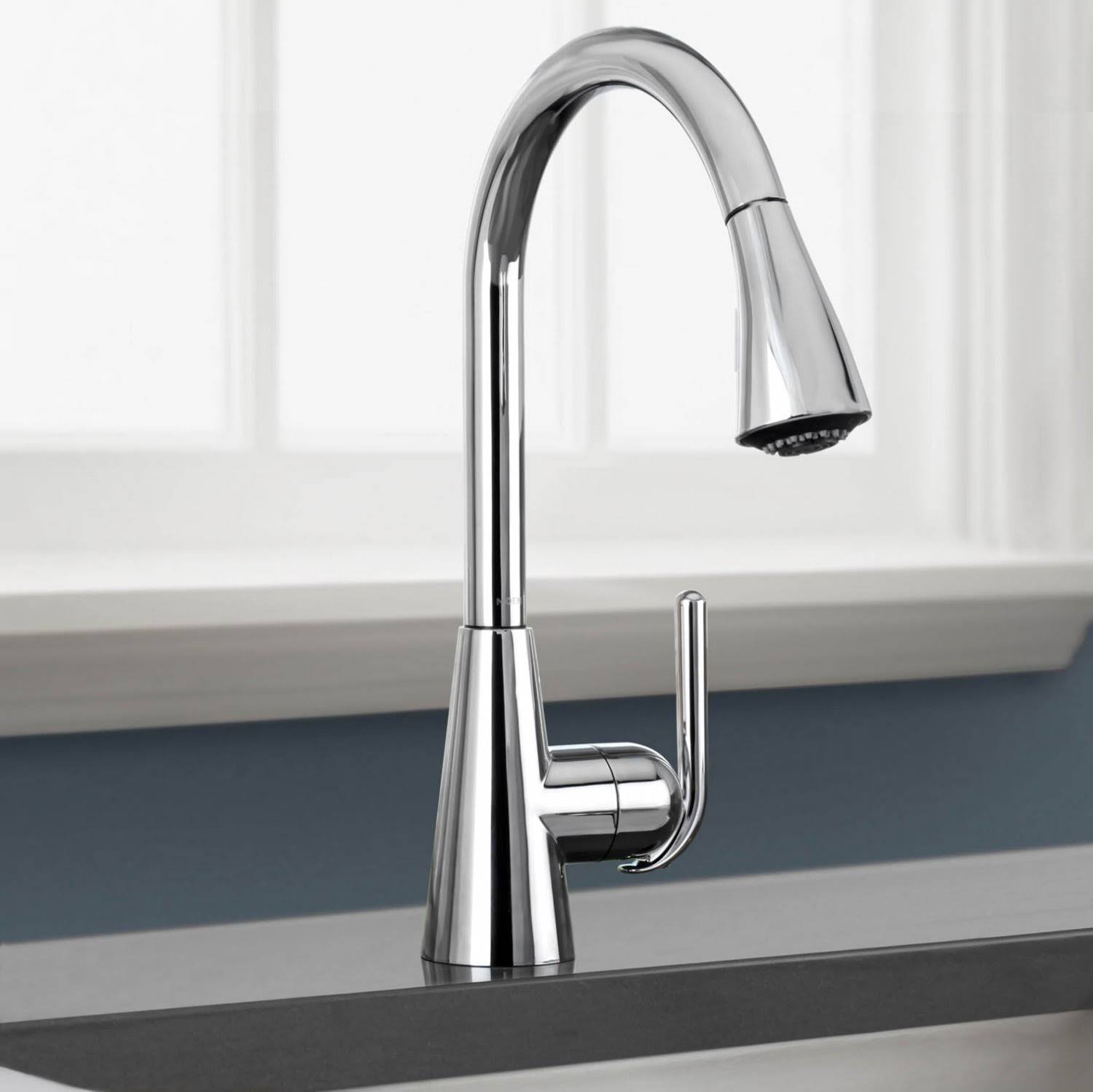 Moen S71708 Ascent One-Handle High Arc Pullout Kitchen Faucet