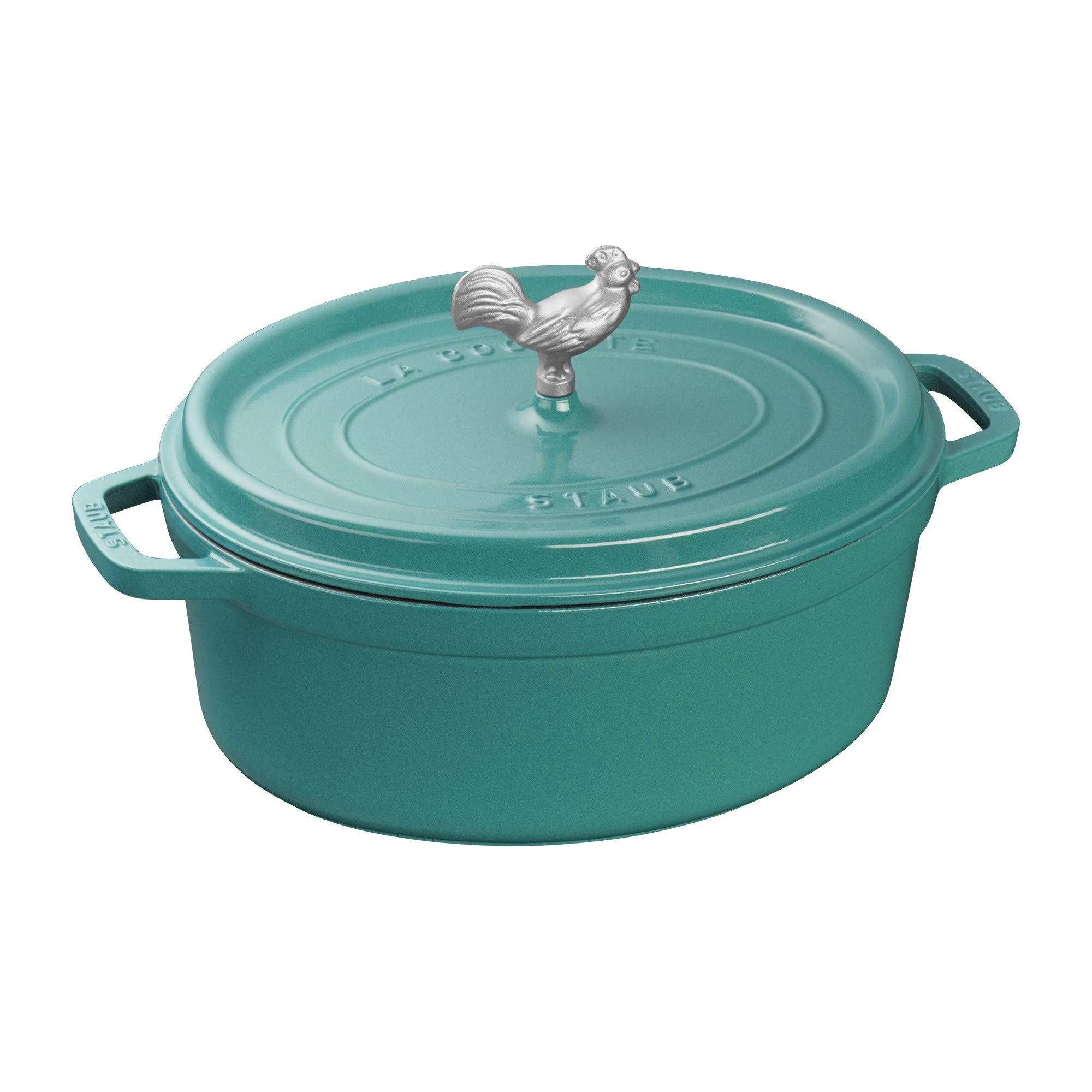Staub - Cast Iron 5.75-qt Coq AU VIN Cocotte - Cherry