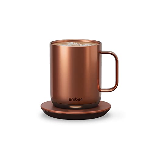 Ember Temperature Control Smart Mug 2, 14 Oz, App-Controlled Heated Coffee Mug with 80 Min Battery Life and Improved Design, Black