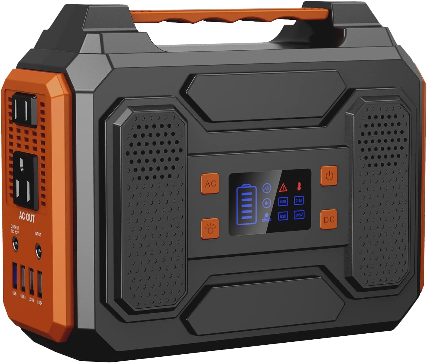 300W Portable Power Station, ZeroKor 110V/278Wh Rechargeable Battery Power Generator,Outdoor Power Supply with AC Outlet