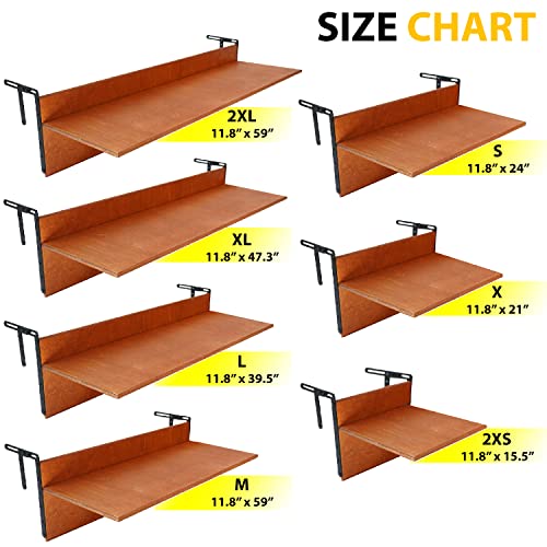 Balcony Bar Table for Railings, Outdoor Folding Deck Rail Table for Patio, Balcony Hanging Desk for Many Railings Compatible