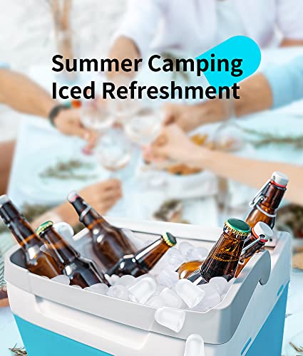 ecozy Nugget Ice Maker Countertop - Chewable Pellet Ice Cubes, 33 lbs Daily Output, Stainless Steel Housing
