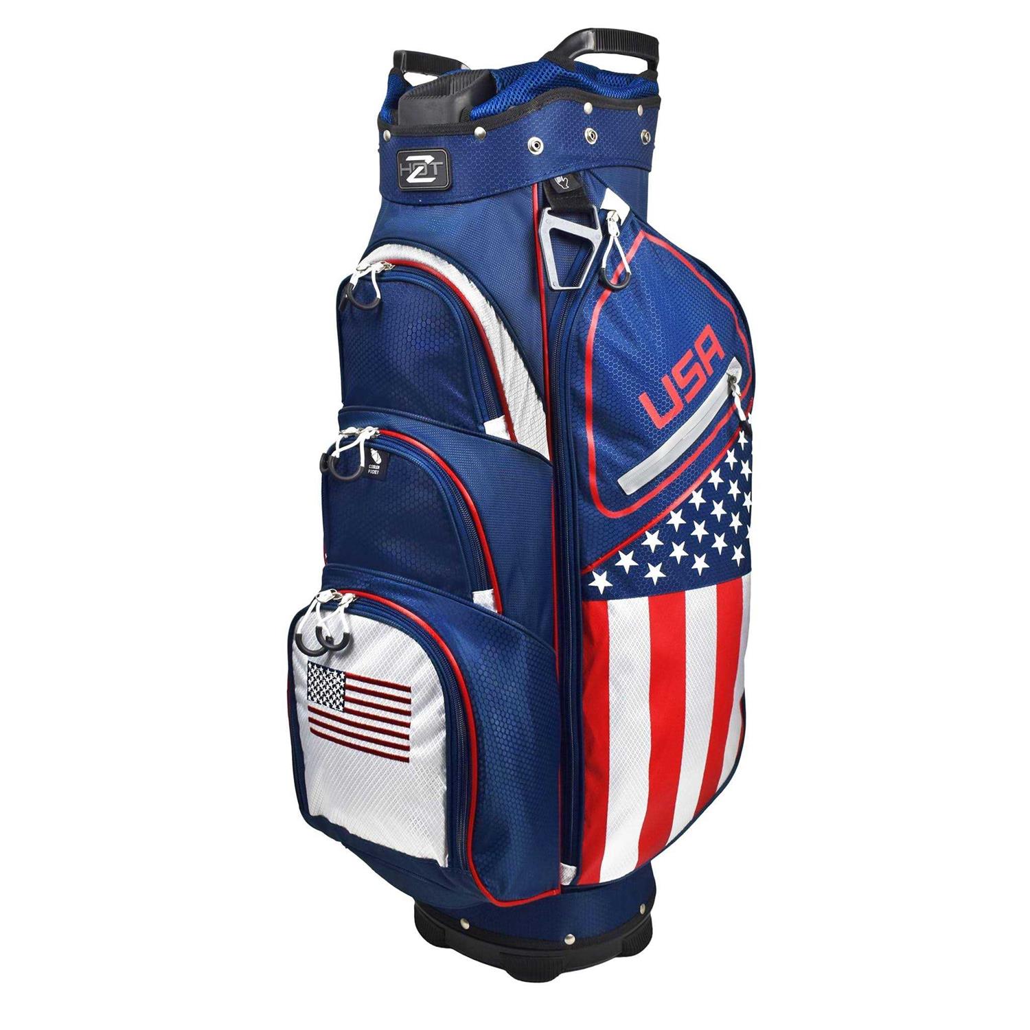 Hot-Z Golf USA Flag Cart Bag - Sports Supplies Online Store