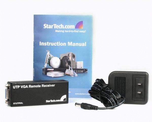 Startech STUTPRXL VGA Over Cat 5 Extender Remote Receiver