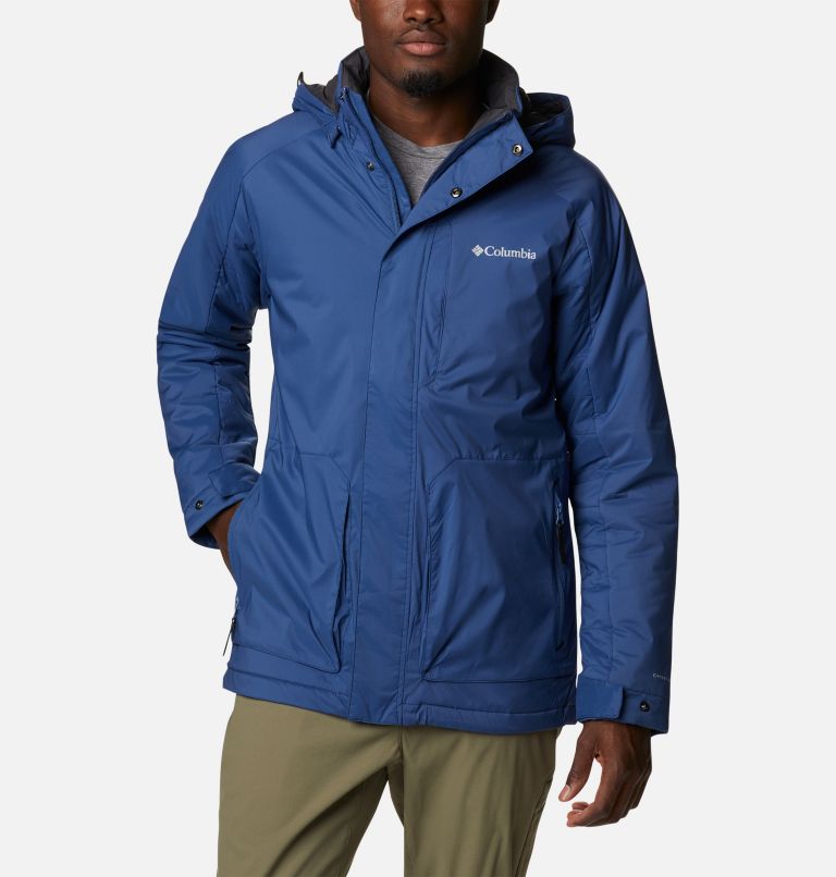 Black Men's Dawn Watch Insulated Jacket | MAJCDL-384