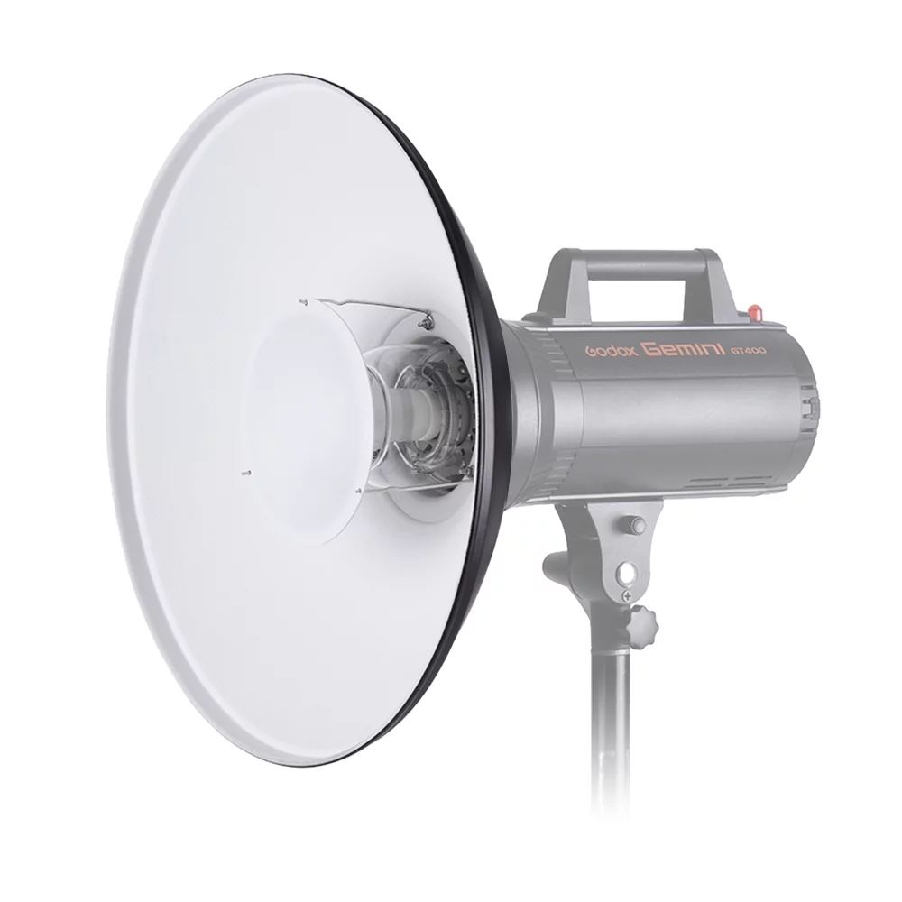 Andoer Studio Photography 41cm16 Inch Speedlite Strobe Diffuser Beauty Dish Lampshade Bowens Mount with Reflector Honeycomb Soft Cloth