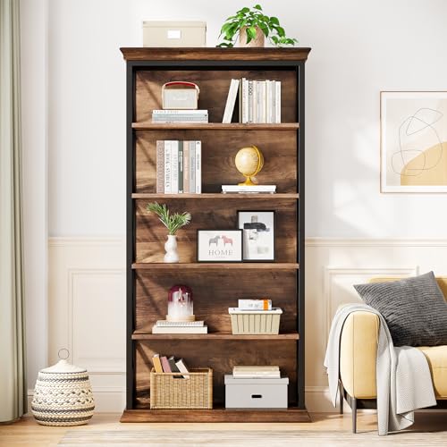 Tribesigns 6-Tier Bookcase, 71 Inches Industrial Bookshelves and Bookcases