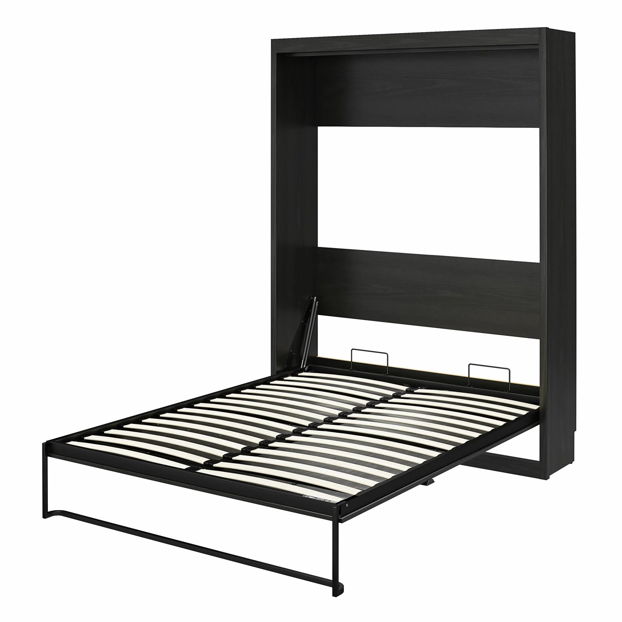 Signature Sleep Paramount Queen Size Murphy Bed with Easy Open Close Mechanism, Black Oak - Radiant Selections