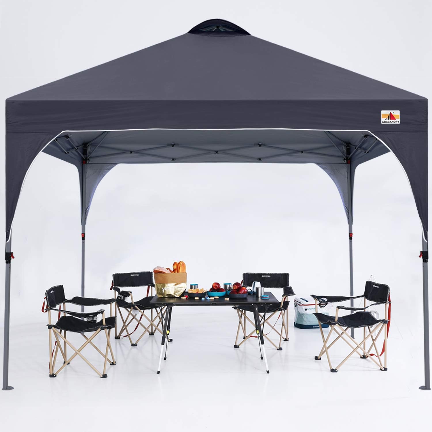 ABCCANOPY Outdoor Pop up Canopy Tent 10x10 Camping Sun Shelter-Series, White