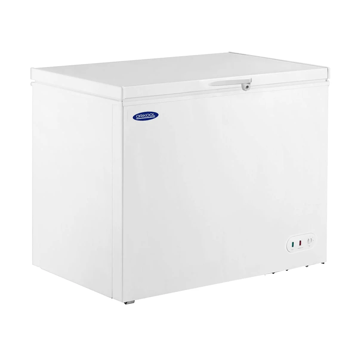 ORIKOOL Chest Freezer 9.9 Cu.ft Solid Top Commercial Deep Chest Freezer with Lockable Stay-Open Lid for Bulk Storage