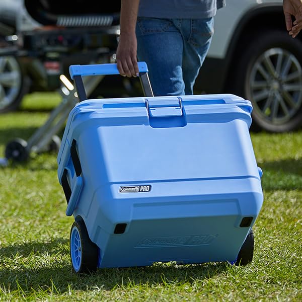 Coleman Pro Heavy-Duty 45qt Ultra-Light Premium Hard Cooler, Extra-Thick Insulation Keeps Ice up to 4 Days, 74-Can Capacity