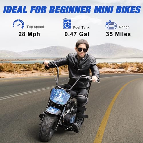 Oryxearth Mini Dirt Bike for Kids, 99CC 4-Stroke Kid Gas Powered Off-Road Pocket Pit Trail Motorcycle W/EPA Approved - Radiant Selections