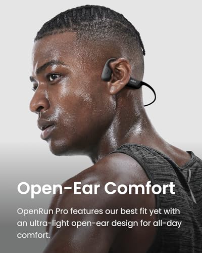 SHOKZ OpenRun Pro - Open-Ear Bluetooth Bone Conduction Sport Headphones