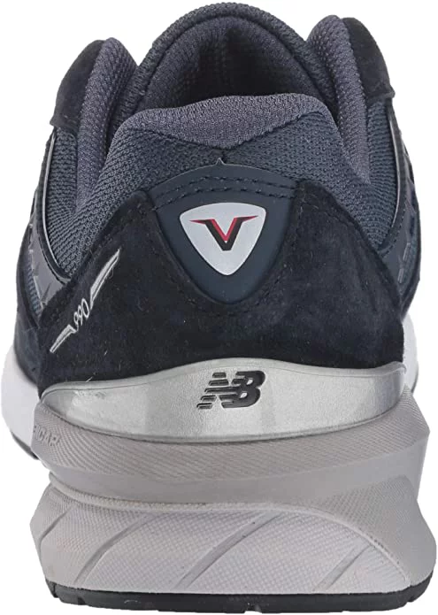 New Balance M990NV5: Men's 990NV5 Navy/Silver Sneaker (11 2E US Men, Black/Silver) - Curated Treasures Market
