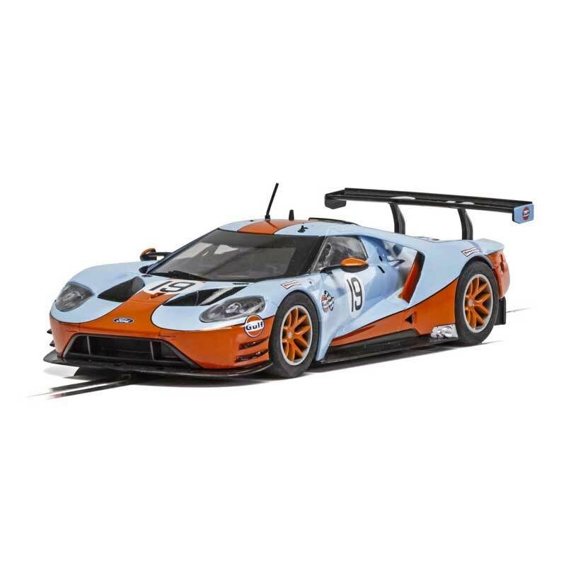 Scalextric Ford GT GTE Gulf Edition 1:32 Slot Race Car C4034