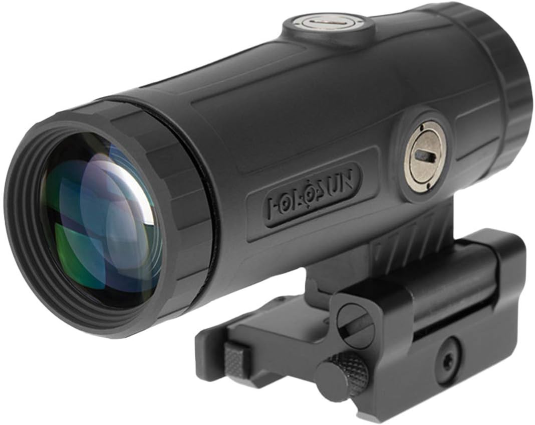 HOLOSUN - HM3X Flip to Side 3x Red Dot Magnifier QD Mount
