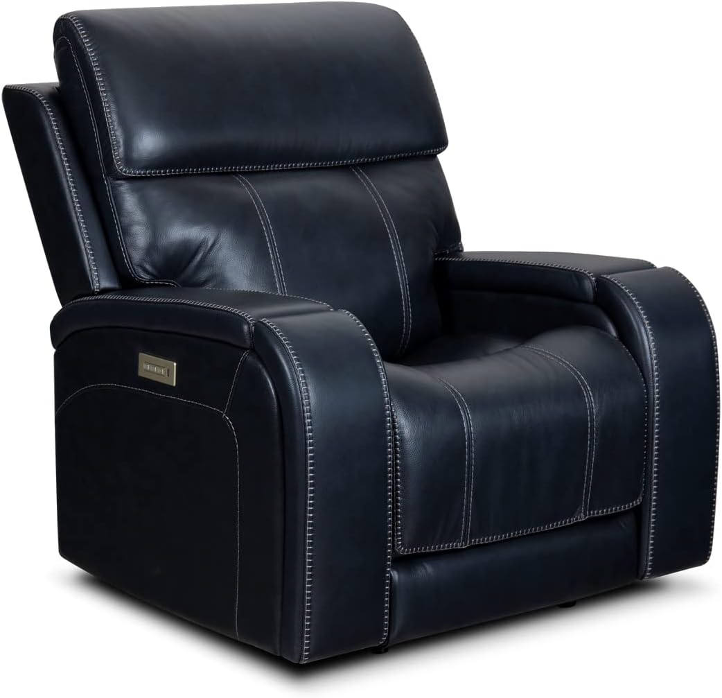 Barcalounger 9PHL-1188 Glenwood Power Recliner, Rainer Ocean