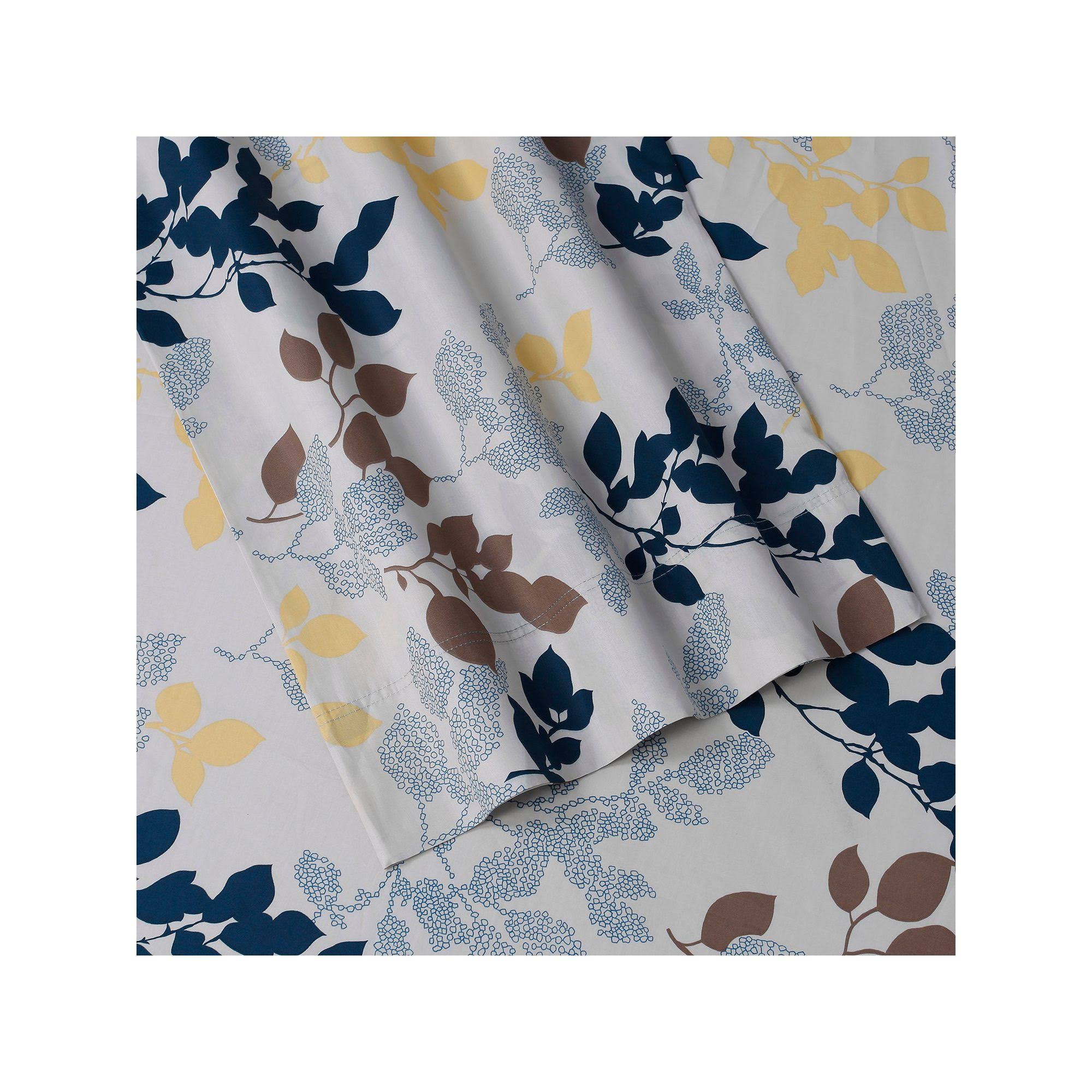 Tribeca Living Barcelona Printed Deep Pocket Percale Sheet Set, Size: California King,