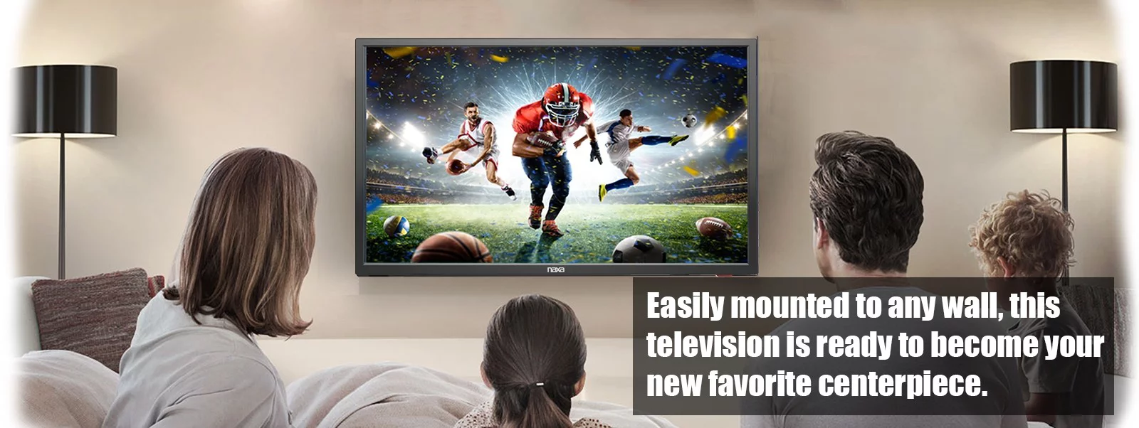 32" Naxa LED HDTV with DVD and Media Player with USB SD Card Reader and HDMI (NTD-3250)