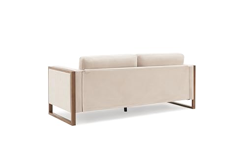 Christopher Knight Home Bricez 79" Sofa Couch, Cozy Upholstered 3-Seater Sofa, Oversized Loveseat, Comfy Fabric Couches for Living Room and Office