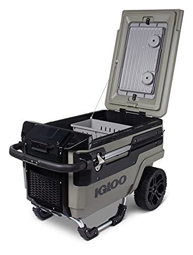 Igloo Trailmate Journey 70Qt Wheeled Cooler, Insulated Hard Shell Ice Chest