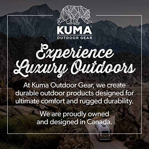 Kuma Outdoor Gear Lazy Bear Heated Chair 1, Red Plaid