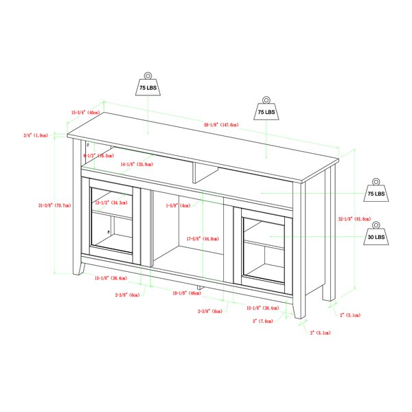 【Furniture】HOTSALES KOHN TV STAND FOR TVS UP TO 65 WITH FIREPLACE INCLUDED[LIMITED TIME PROMOTION]
