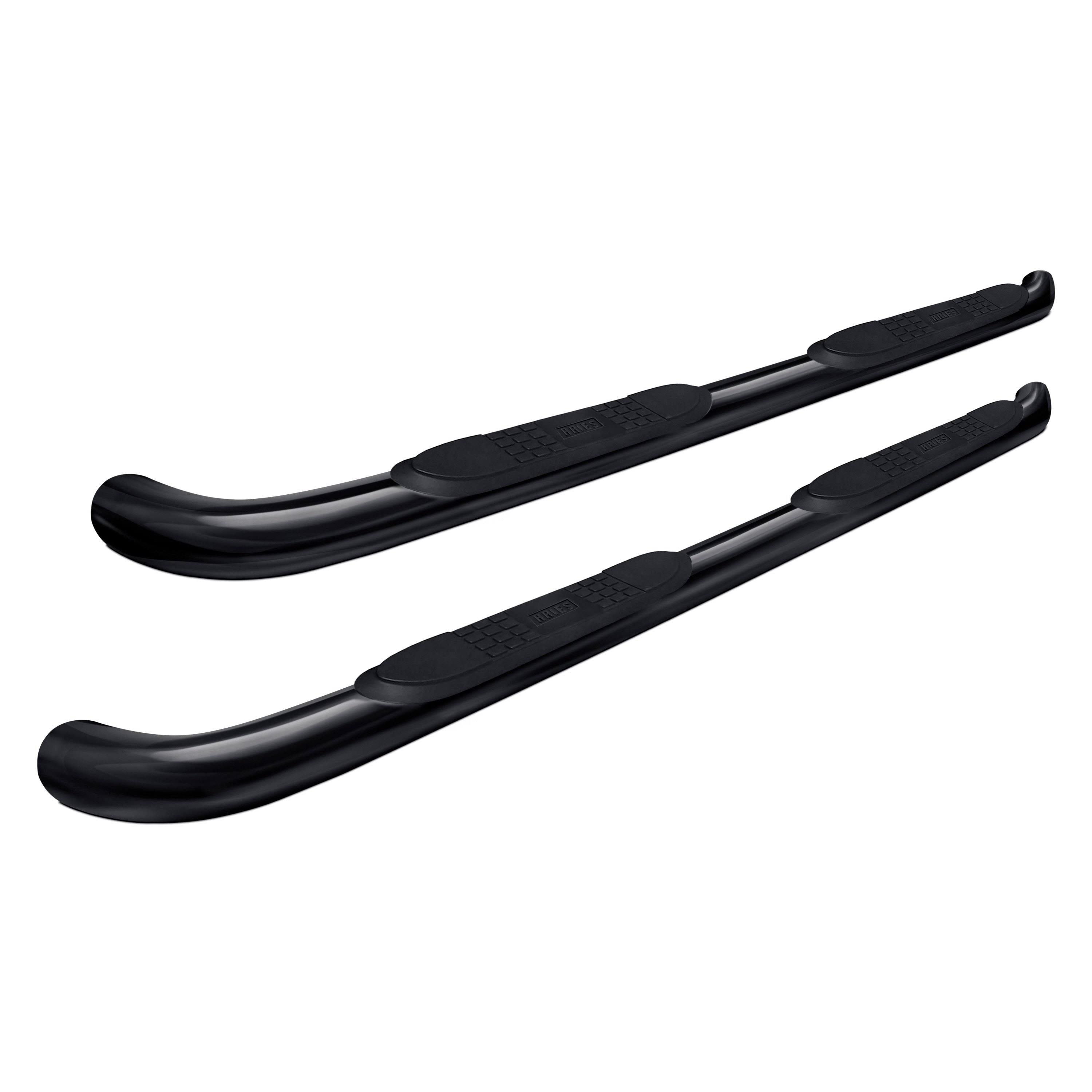Aries 3-Inch Round Side Bars - Black 203012