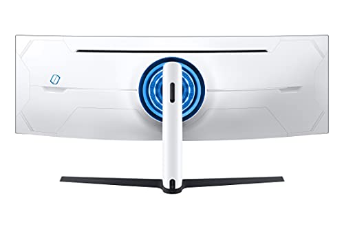 SAMSUNG 49 inch Gaming Monitor, Ultrawide Curved Monitor, 240hz 1ms, Quantum Mini LED, G-Sync, Monitor Adjustable Height, HDR 2000, Odyssey Neo G9