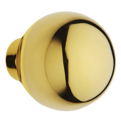Baldwin Estate Knob Single Knob Only Satin Brass/Black