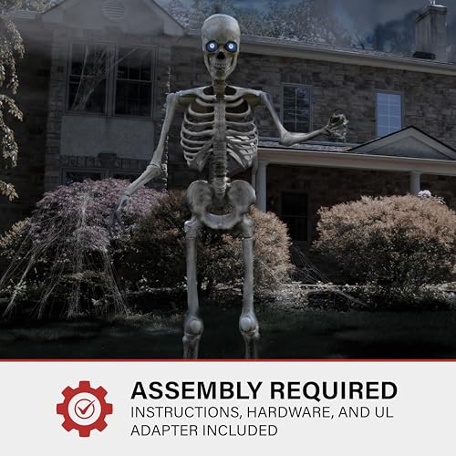 Haunted Hill Farm Motion-Activated 7.5-Ft. Tall Smoldering Ghoul