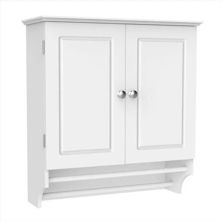 Smilemart 2 Door Bathroom Wall Cabinet Storage Shelf for Kitchen