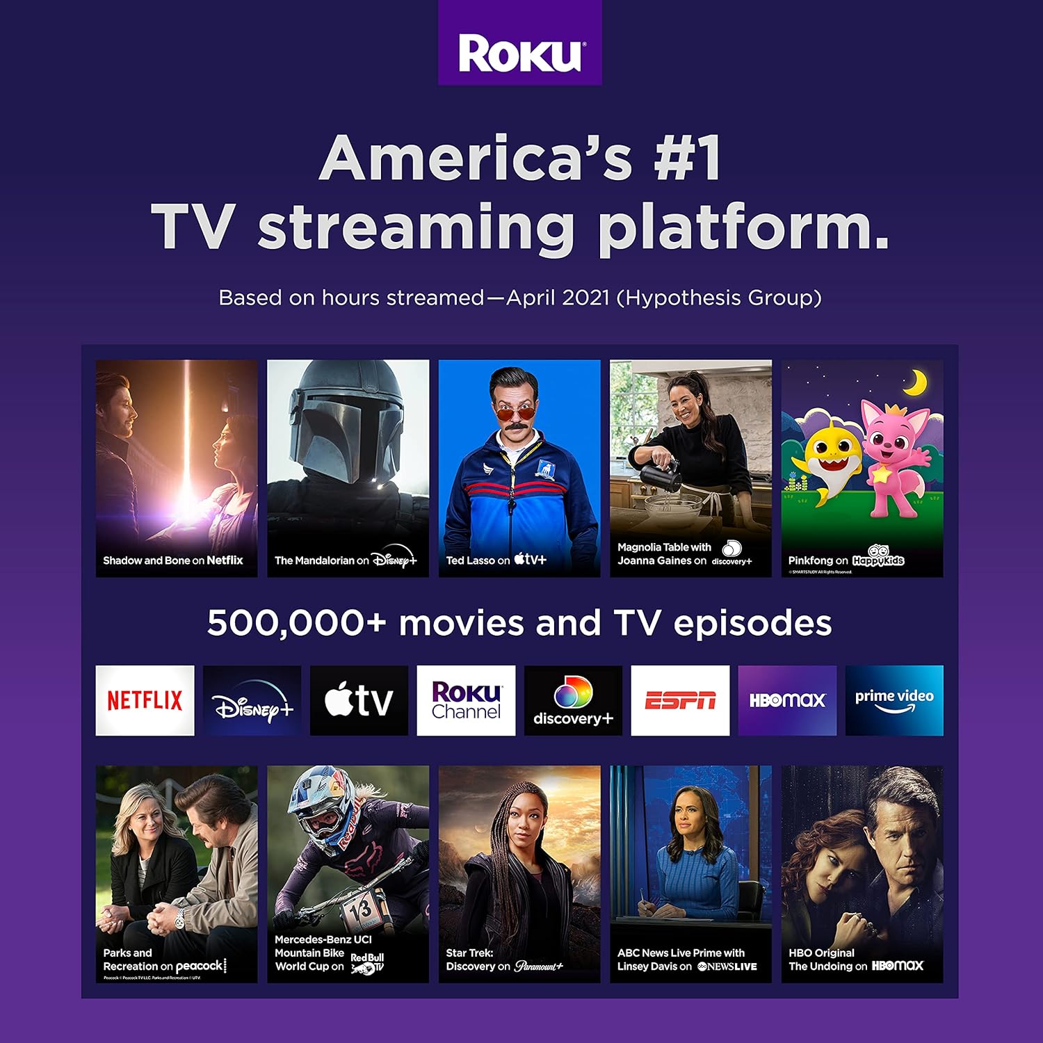 Roku Streaming Stick 4K+ (2021) Streaming Device 4K/HDR/Dolby Vision with Roku Voice Remote Pro, Black Pack of 2