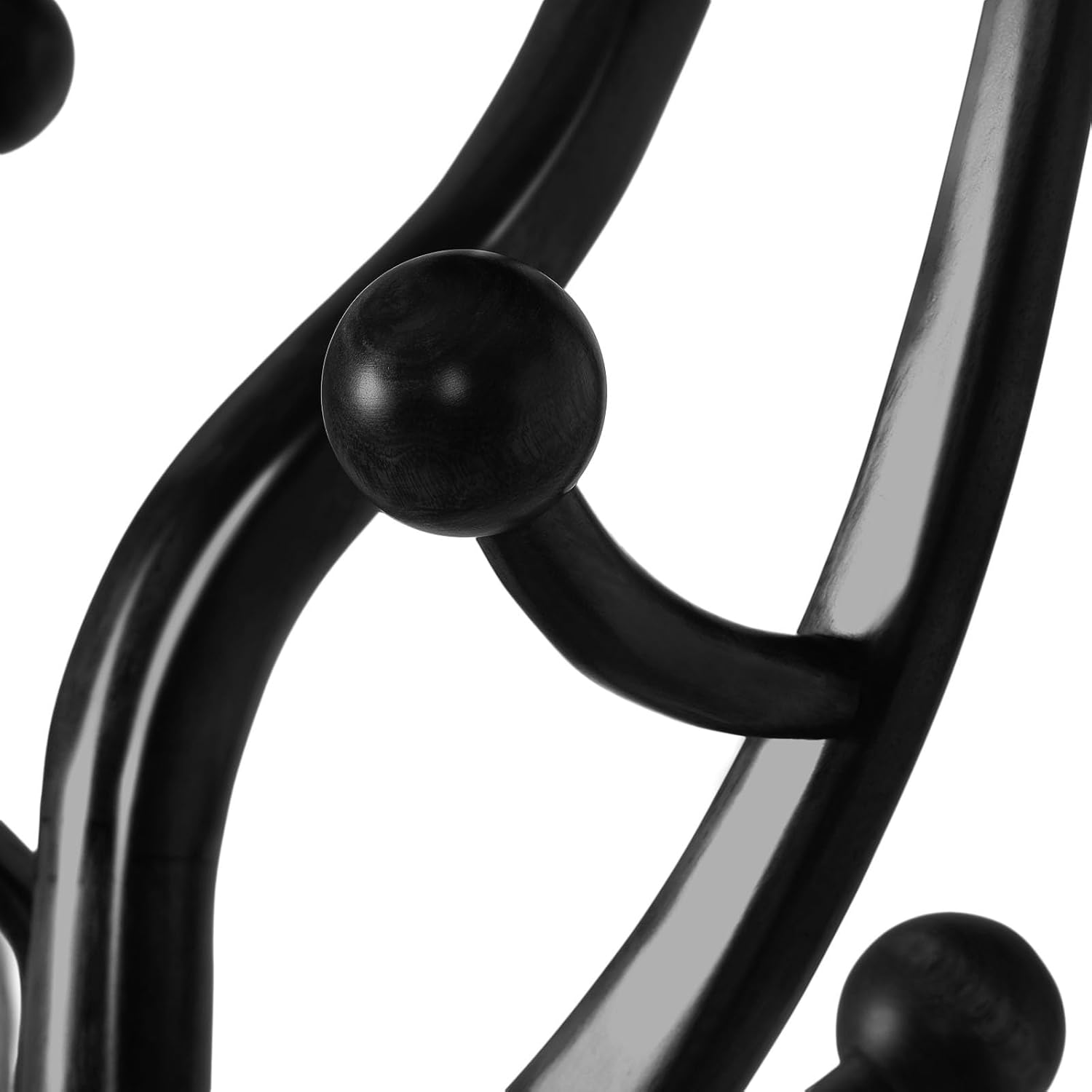 Heavy Duty Coat Rack Freestanding Wood Tree Rack with 8 Hooks, Unique Design Tree Branch-look