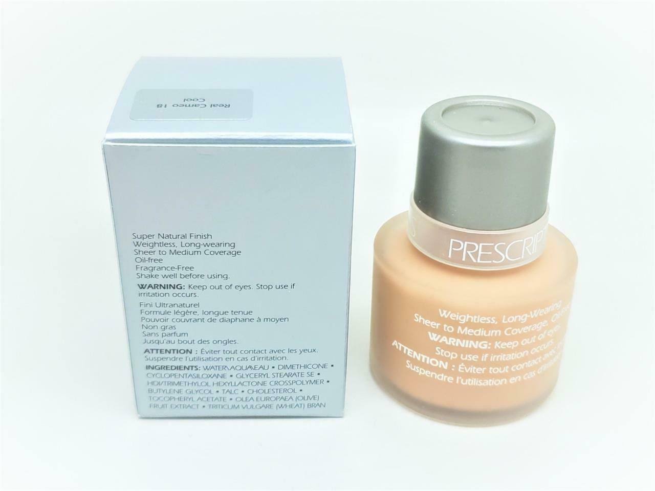 Prescriptives Virtual Skin Super-Natural Finish Foundation, Real Cameo 18 - 1 oz bottle