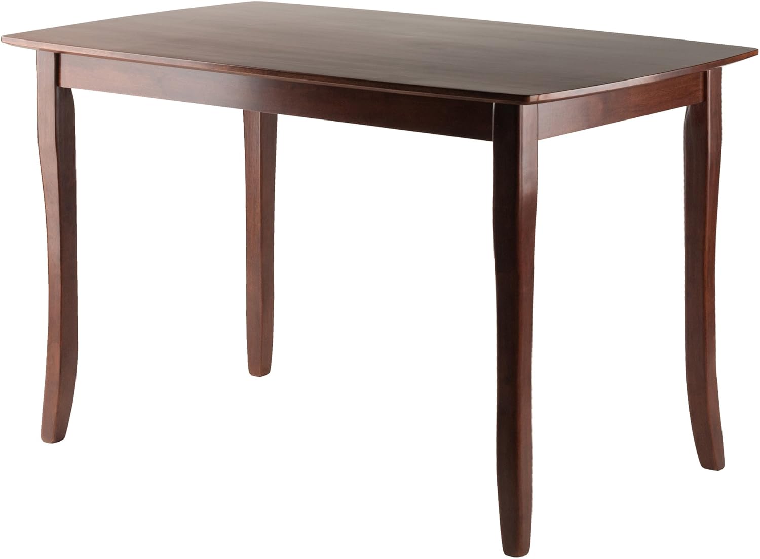 Winsome Inglewood 5-PC Set Table w/ 4 Ladderback Chairs Dining, Walnut