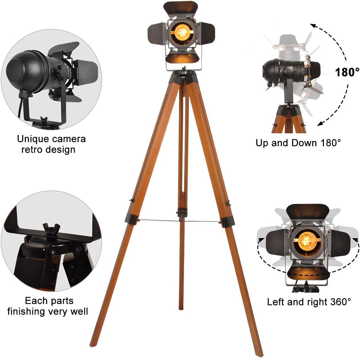 Industrial Floor Lamps for Living Room