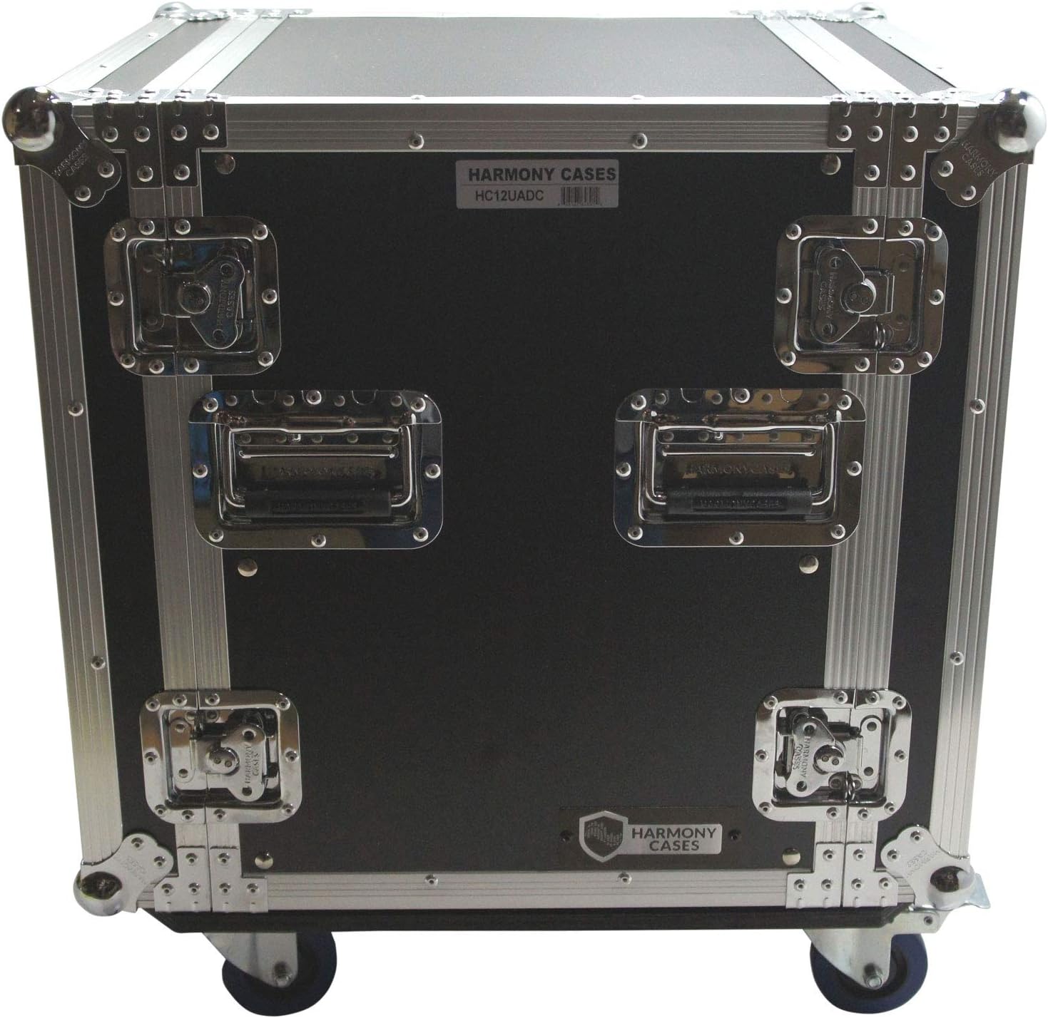 Harmony Cases HC6UAD DJ Flight Amp 6U Rack Space Road Travel Amplifier Case