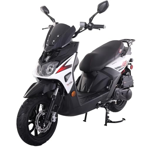 X-PRO Fiji 200 EFI Electronic Fuel Injection Moped Scooter with 13" Alloy Wheels