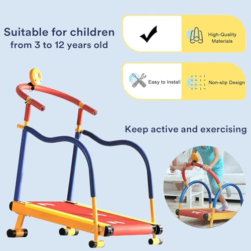 Kids Treadmill Workout Equipment - Indoor Toddler Gym, Toddler Treadmills for Home