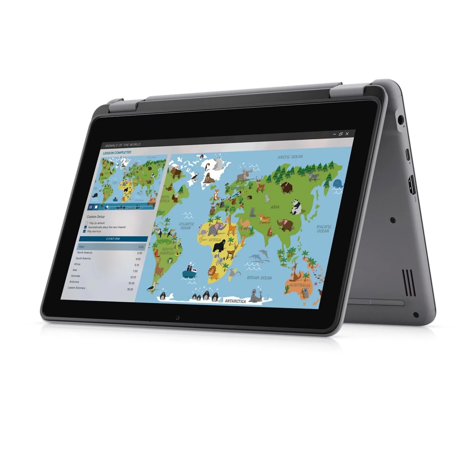 Restored Dell Latitude 3120 2-in-1 11.6" HD Laptop Intel Celeron N5100 4GB RAM 128GB SSD Windows 11 Professional (Refurbished)