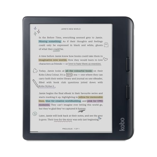 Kobo Libra Colour Black eReader with Case Bundle - Radiant Selections