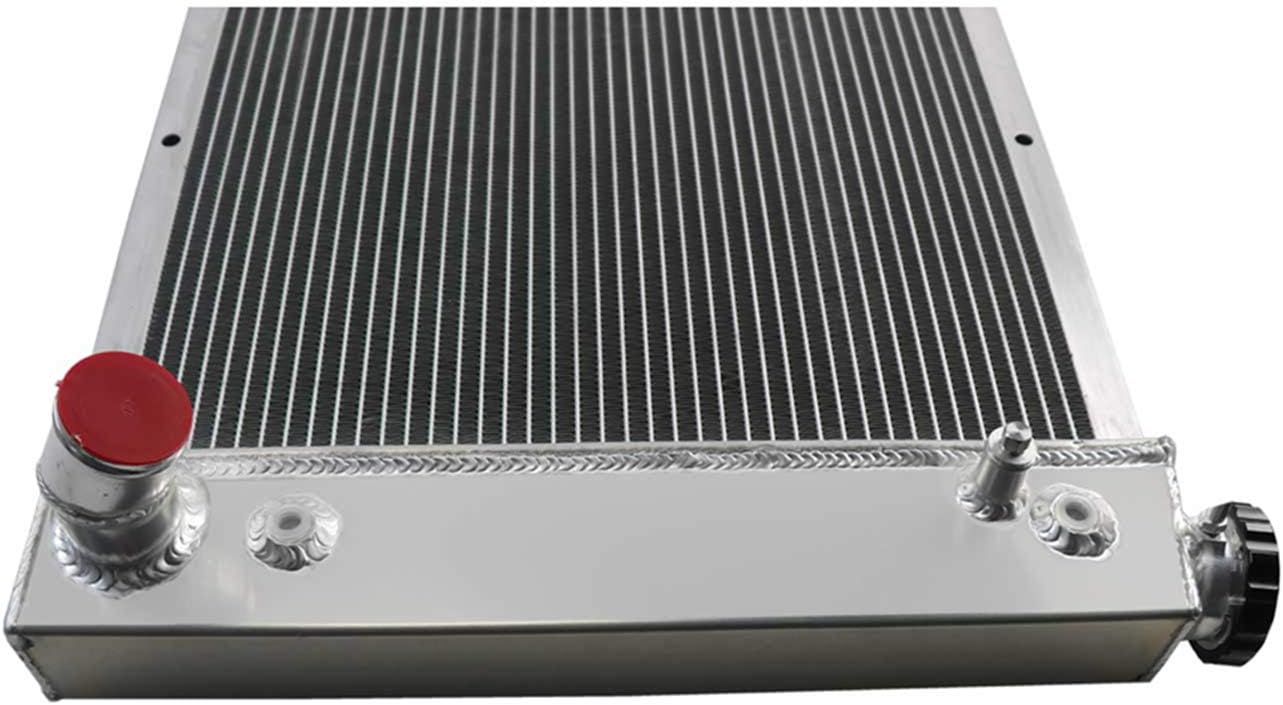 OzCoolingParts 4 Row Aluminum Radiator + 2 x 12" Fan w/Shroud for 1967-1972 68 69 70 71 Chevy C10 C20 K10 K20 K30 Pickup Trucks and GMC More Models