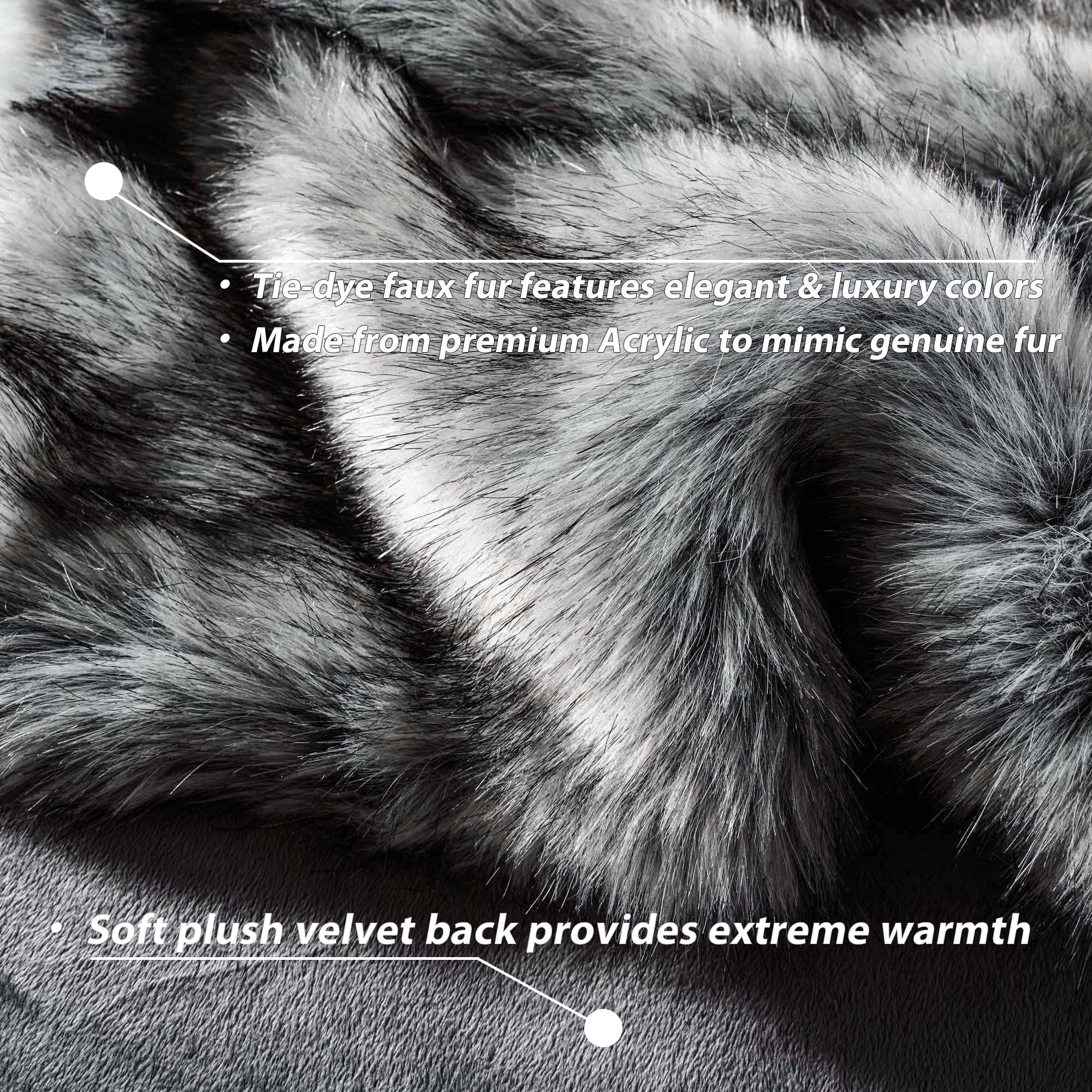 Battilo Luxury Faux Fur Blanket, Extra Large Faux Fur Throw Blankets for Sofa, Bed, Super Soft, Fluffy, Decorative Bed Blanket, Perfect Gift