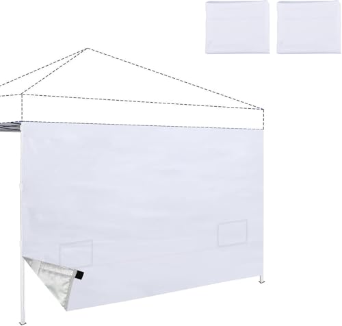 SANWAY 10x10 Pop Up Canopy Tent with Sidewalls x 4 &ndash; Easy Setup Canopy Tent, Waterproof, UV-Resistant