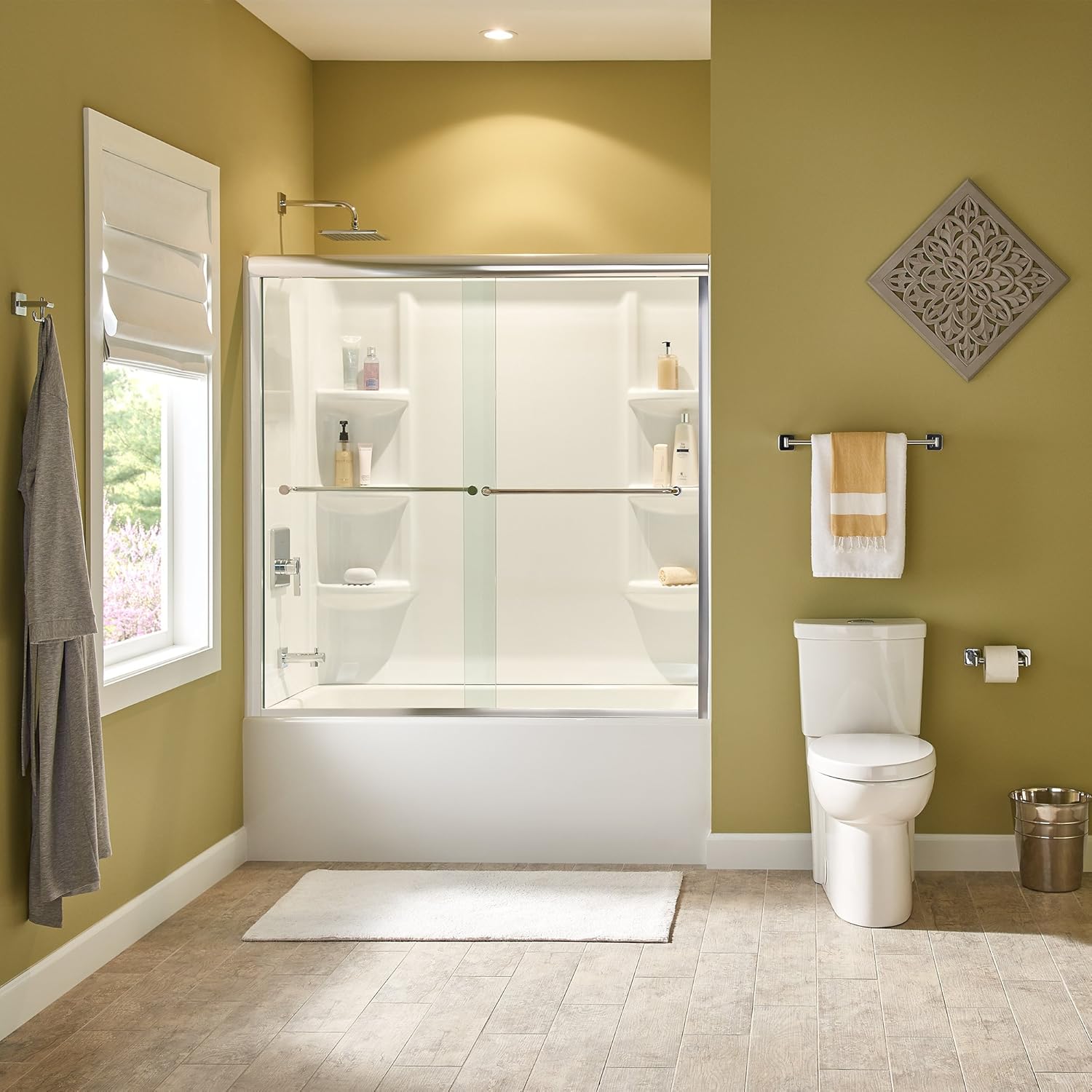 American Standard 2946BW.011 Studio 60 x 32 Bathtub Wall Set, White