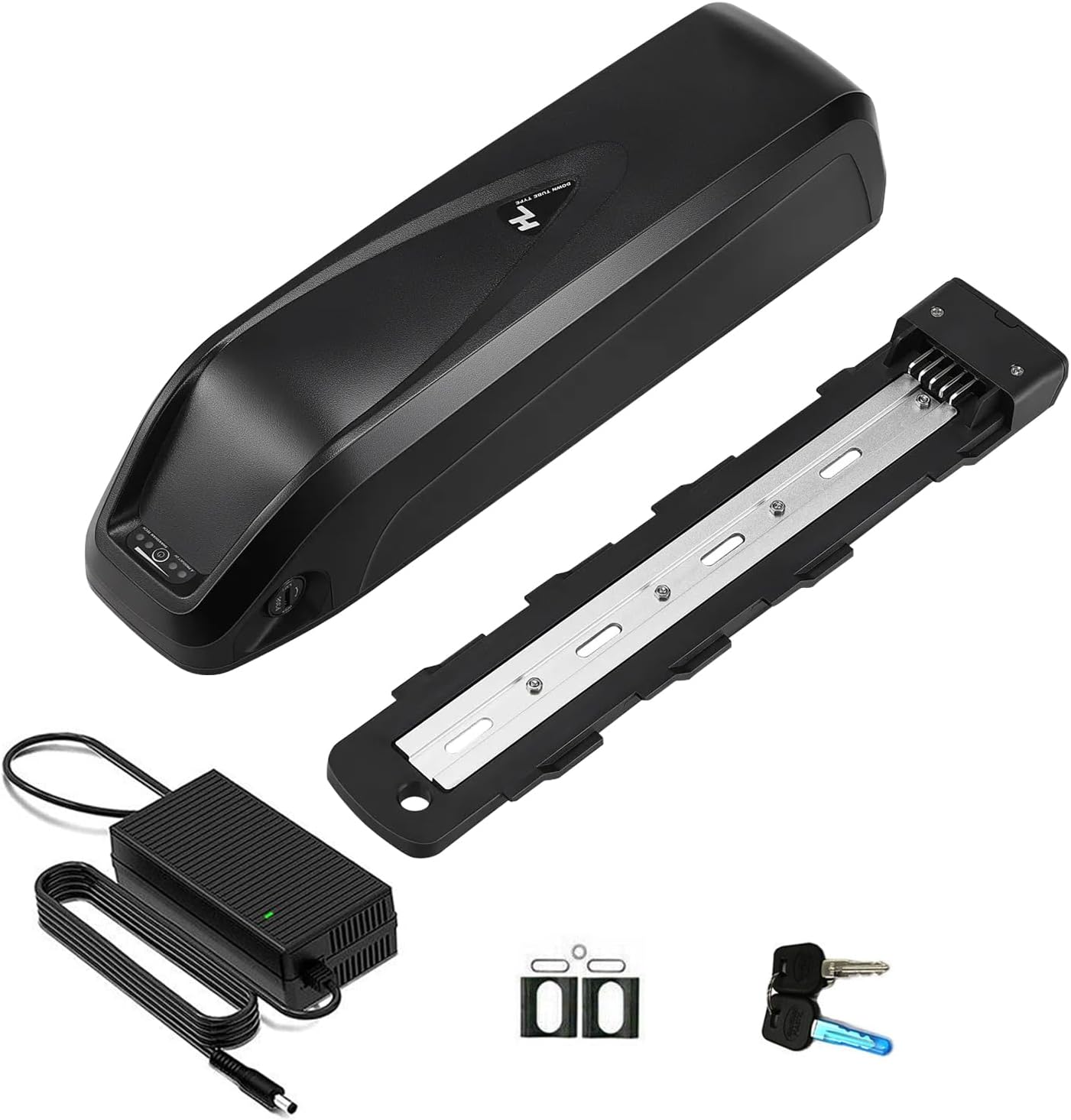 50V20Ah Hailong Lithium Downtube Batteries Li-ion Ebike Battery with 35A BMS 3A Charger for 250W-1000W Bafang Voilamart （SamsungCell）