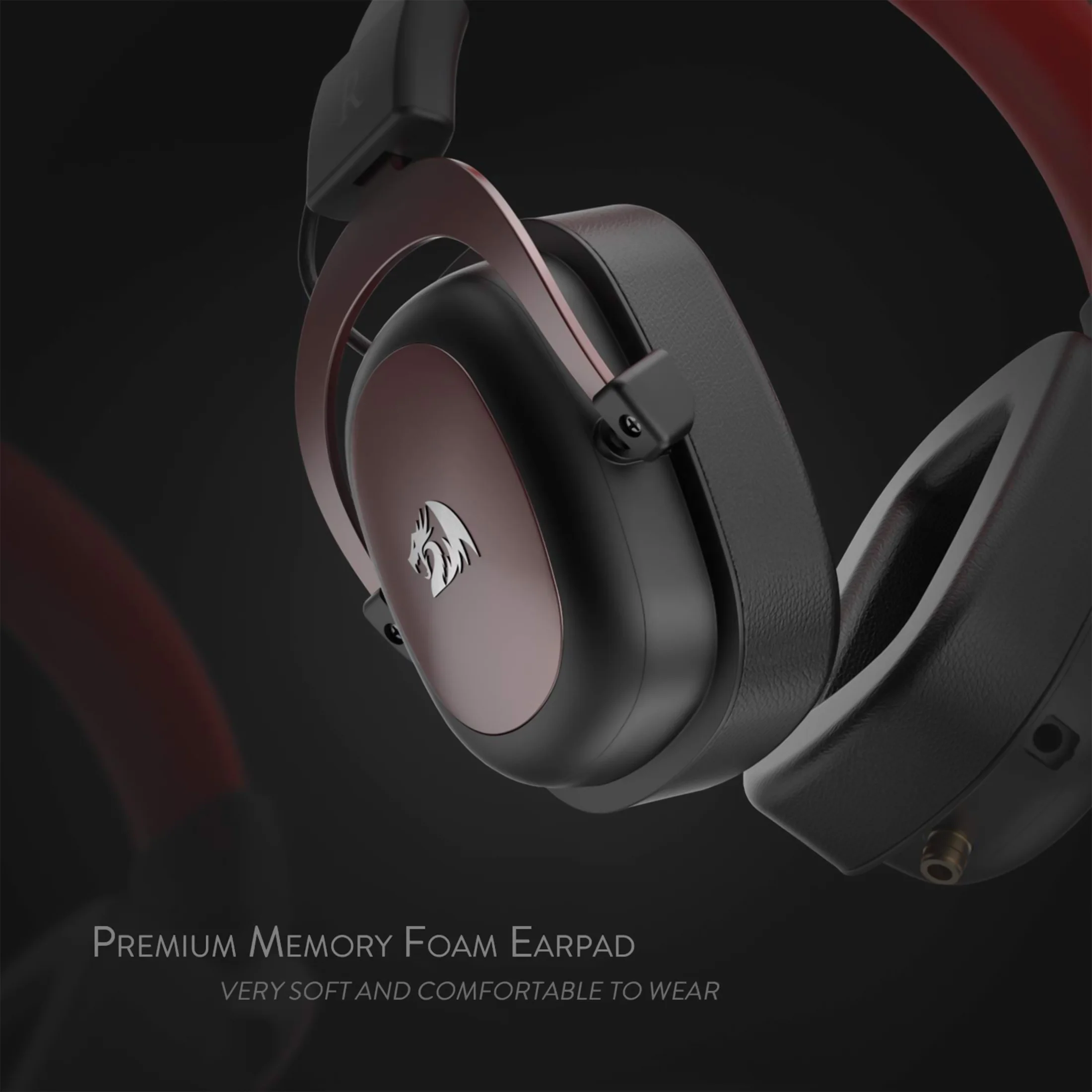 Redragon H510 Zeus Wired Gaming Headset - 7.1 Surround Sound - Memory Foam Ear Pads - 53MM Drivers - Detachable Microphone