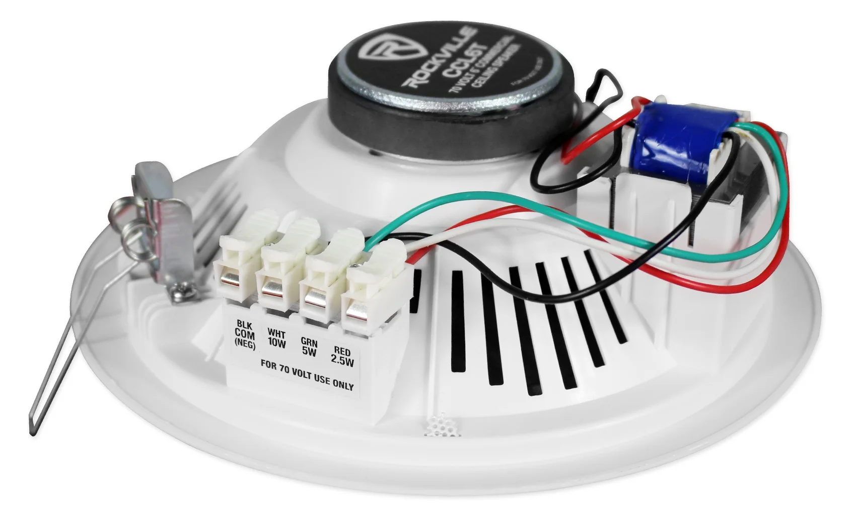 Restaurant Multi Room Audio System (10) 6.5" White Wall+12) 6" Ceiling Speakers